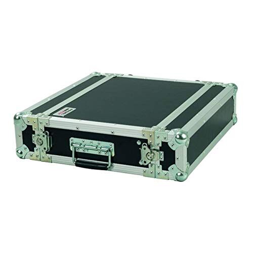 Proel Flight case 2U, Custodia a rack 19' con profondità utile corpo 33 cm, rivestimento in laminato plastico NERO antigraffio