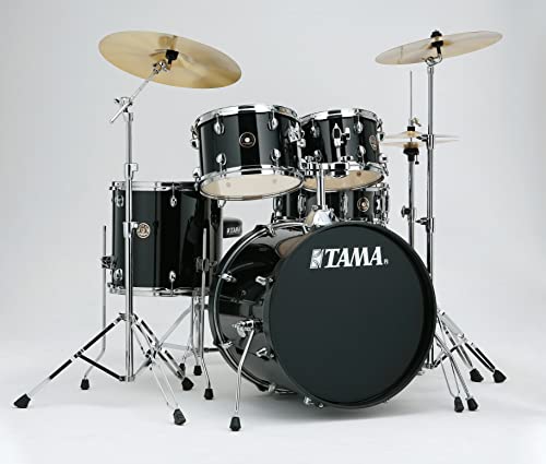 TAMA Rhythm Mate Stile Giocattolo Set (5 pezzi) con 55,8 cm (22 pollici) BASS DRUM incluso dreiteiligem Set di piatti/6 pezzi hardware nero