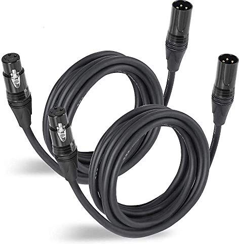 Stagg Cavo per microfono da 1 m, 3 Pin XLR Maschio-Femmina