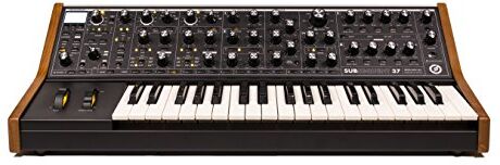 MOOG Subsequent 37 Synth parafonico analogico, Tastiera MIDI con 37 tasti semipesati, amp per cuffie, 256 preset, schermo ed editor software