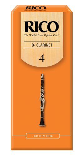 Rico -Ance da 4,0 per clarinetto in Sib, confezione da 25 pezzi
