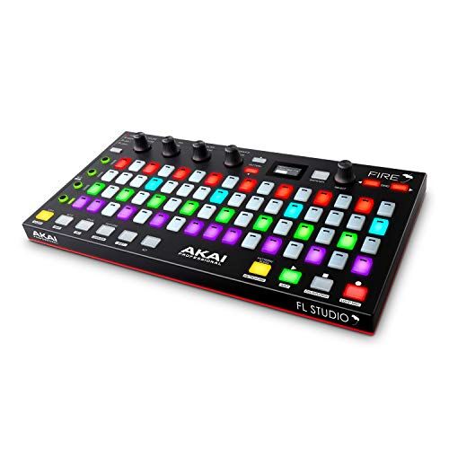 Akai Professional  (Software Bundle) – Tastiera MIDI Controller USB per FL Studio con Matrice Clip 4x16 RGB, Drum Pad e Software FL Studio Fruity Edition
