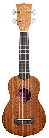 Kala KA-15S Ukulele soprano in mogano satinato, con custodia (UB-S)