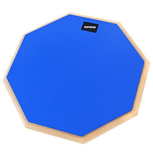 keepdrum DP-BL12 Drum Practice Pad Blu cuscinetto di esercizio 12