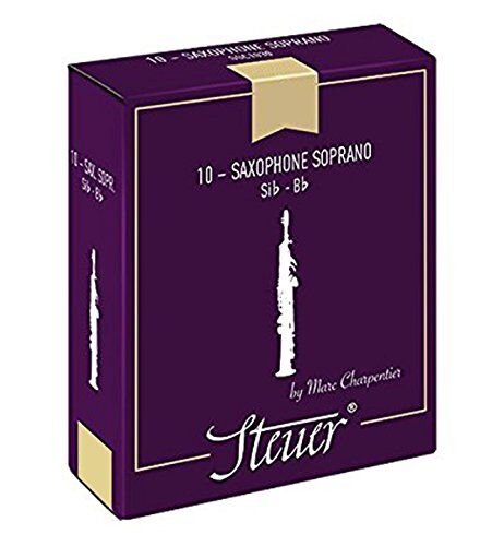 Steuer Ancia Sassofono Soprano Tradizionale, Designed by Marc Charpentier, 10 pcs, dimensione 3 1/2
