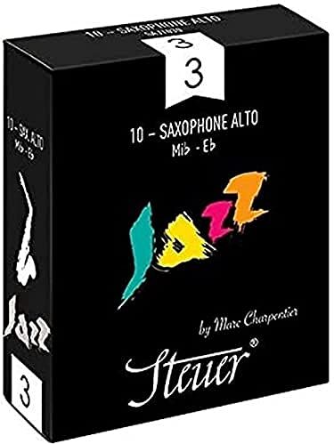 Steuer Ancia Sassofono Alto Jazz, Disegnata da Marc Charpentier, 10 pcs, dimensione 3 1/2