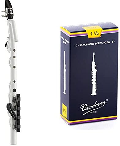 Yamaha Yvs-100 Strumento A Fiato, Alto Venova In C & Vandoren Sr2015 Box 10 Ance Traditional 1.5 Sax Soprano