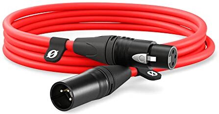 RØDE XLR-3 Cavo XLR premium (3m, Rosso)