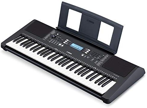 Yamaha Digital Keyboard  Tastiera Digitale Portatile e Versatile, con 61 Tasti Dinamici Sensibili al Tocco e Suoni Strumentali di Alta Qualità, adatta per Principianti, Nero