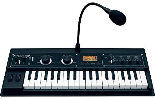 Korg MICRO XL+,Synth compatto a modellazione analogica MMT, tastiera 37 tasti Slim dinamica, VOCODER con microfono in dotazione, polifonia 8 voci, 128 Program