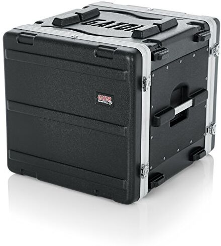 Gator 10U 49 cm Rack/Console profonde (geformtes PE, Rack per guide anteriore/posteriore, chiusura)