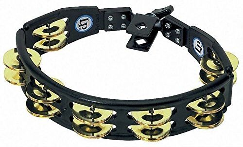 LP Latin Percussion 861580 Cyclops Tamburelli Plastica, Montabile 175, Nero