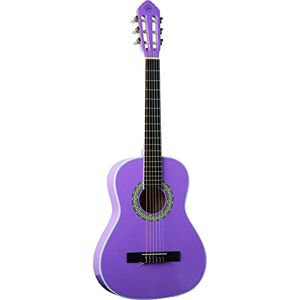 Eko GUITARS CS-5 VIOLET Chitarra Classica Serie Studio Scala 3/4, Top in Agathis, Fasce e Fondo in Tiglio Laminato, Manico in Mogano e Tastiera in Betulla, Custodia Inclusa, Colore Violet