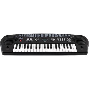 Eko KEYBOARDS OKEY 37 TASTIERA 37 TASTI, Tastiera Digitale Portatile 37 Tasti Mini 3 Ottave, 129 Suoni, 100 Stili, Compatta e Leggera, Ideale per Scuola Media, Custodia Inclusa, Colore Nero