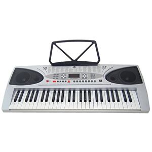 DynaSun Tastiera per arrangiamento E-Piano, Sintetizzatore 61 tasti con schermo LCD Midi Porta spartito, MK2069