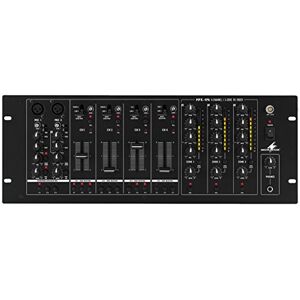 MONACOR MPX-4PA Mixer a 3 zone, colore: Nero