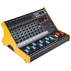 wecan Dj Mixer Board a 9 canali, mixer audio digitale professionale, con 99 tipi di effetti digitali DSP adatti per la produzione musicale e la riproduzione a nastro