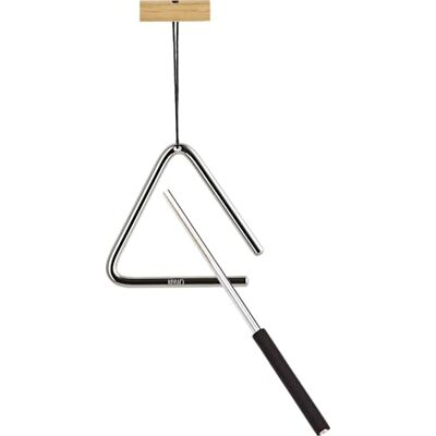 Nino Percussion Triangle Musical Instrument – Small – con Battente – per Bambini dai 4 Anni – Acciaio e Legno, Natural () Nino Percussion Triangle Musical Instrument – Small – con Battente – per Bambini dai 4 Anni – Acciaio e Legno, Natural ()