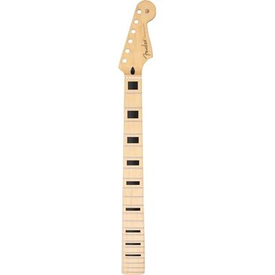 Fender ® »PLAYER SERIES STRATOCASTER® NECK BLOCK INLAYS« Manico per chitarra elettrica Maple Modern-C Profilo 22 Tasti Medium Jumbo 9.5" Raggio tastiera Fender ® »PLAYER SERIES STRATOCASTER® NECK BLOCK INLAYS« Manico per chitarra elettrica Maple Modern-C Profilo 22 Tasti Medium Jumbo 9.5" Raggio tastiera