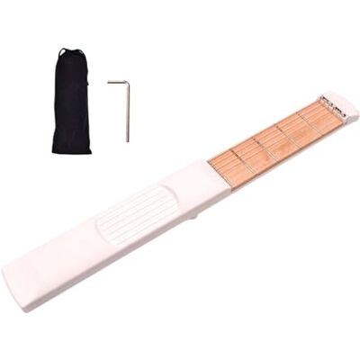 MUXZSIZ Accordi Trainer Chitarre da viaggio Strumento di allenamento realizzato in modo Per unico per un apprendimento efficace durante i viaggi o il tempo , Bianco 6 tasti MUXZSIZ Accordi Trainer Chitarre da viaggio Strumento di allenamento realizzato in modo Per unico per un apprendimento efficace durante i viaggi o il tempo , Bianco 6 tasti