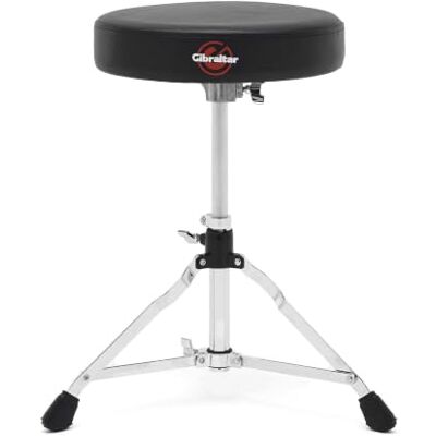 Gibraltar Sgabello a tamburo Serie 5000 (diametro del sedile rotondo: 33 cm, sedile in vinile, blocco di memoria, regolazione in altezza infinita, piedini in gomma "Super Foot") Gibraltar Sgabello a tamburo Serie 5000 (diametro del sedile rotondo: 33 cm, sedile in vinile, blocco di memoria, regolazione in altezza infinita, piedini in gomma "Super Foot")