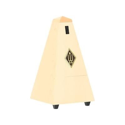Wittner Metronomo Taktell forma piramidale Sistema Maelzel Serie 800 Custodia in legno massello Senza campana Acero naturale opaco Non richiede batterie Made in Germany Wittner Metronomo Taktell forma piramidale Sistema Maelzel Serie 800 Custodia in legno massello Senza campana Acero naturale opaco Non richiede batterie Made in Germany