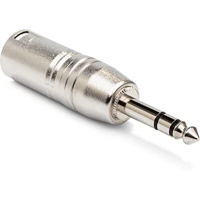 Hosa GXP-246, Adaptor, XLR3M to 1/4 in TRS Hosa GXP-246, Adaptor, XLR3M to 1/4 in TRS