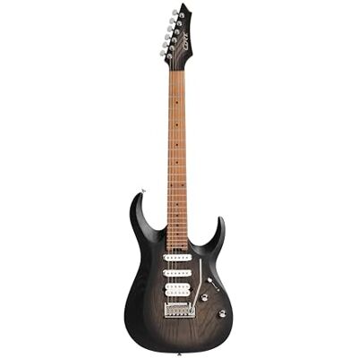 Cort X700 Triality Chitarra elettrica a 6 corde, ad alte prestazioni, colore: nero Cort X700 Triality Chitarra elettrica a 6 corde, ad alte prestazioni, colore: nero