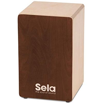 sela Primera Cajon Brown con Snare System, costruito per principianti ed esperti, Made in Germany sela Primera Cajon Brown con Snare System, costruito per principianti ed esperti, Made in Germany
