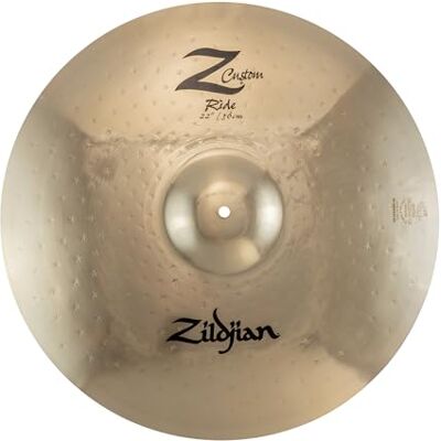 Zildjian Z Custom Ride 22" Piatto per batteria heavy con suono potente, brillante e definito, ideale per metal, rock dal vivo e studio Zildjian Z Custom Ride 22" Piatto per batteria heavy con suono potente, brillante e definito, ideale per metal, rock dal vivo e studio