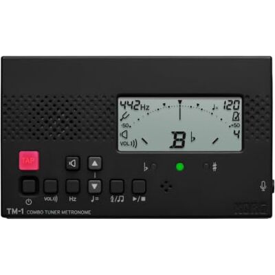 Korg TM-1 Accordatore e metronomo compatto Nero Korg TM-1 Accordatore e metronomo compatto Nero