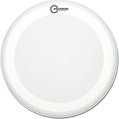 Aquarian DRUMHEADS Superkick Series 22 inch Bass Drumhead Double Ply White Coated Aquarian DRUMHEADS Superkick Series 22 inch Bass Drumhead Double Ply White Coated
