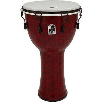 Toca Djembe Freestyle II Mechanically Tuned Red Mask 14" Toca Djembe Freestyle II Mechanically Tuned Red Mask 14"