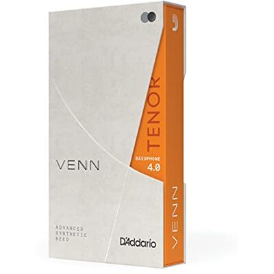 D'Addario Ance per sax tenore sintetiche VENN G2 Ance per sassofono tenore con costruzione avanzata di fibre polimeriche, resina e canna naturale Resistenza 4.0 D'Addario Ance per sax tenore sintetiche VENN G2 Ance per sassofono tenore con costruzione avanzata di fibre polimeriche, resina e canna naturale Resistenza 4.0
