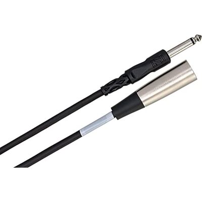 Hosa PXM-105, Unbalanced Interconnect, 1/4 in TS to XLR3M, 5 ft Hosa PXM-105, Unbalanced Interconnect, 1/4 in TS to XLR3M, 5 ft