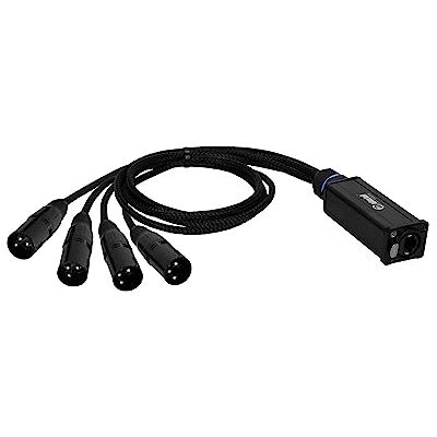 Adam Hall Cables 4 Star CATBOX XM3 Audio & DMX Adattatore 3 poli XLR maschio x Cat.6a Adam Hall Cables 4 Star CATBOX XM3 Audio & DMX Adattatore 3 poli XLR maschio x Cat.6a