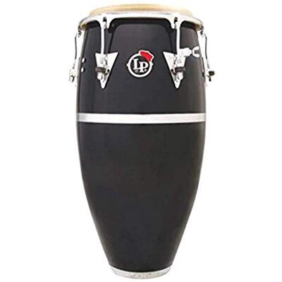 Latin Percussion Conga Patato Tumba 12,5" , Nero, Hardware cromato Latin Percussion Conga Patato Tumba 12,5" , Nero, Hardware cromato