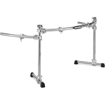 Gibraltar Sistema rack Chrome Series II curved con ali 1 barra rack curva da 46“ 2 barre curve da 24” 2 barre dritte da 30" con adattatore per braccio del piatto Gibraltar Sistema rack Chrome Series II curved con ali 1 barra rack curva da 46“ 2 barre curve da 24” 2 barre dritte da 30" con adattatore per braccio del piatto
