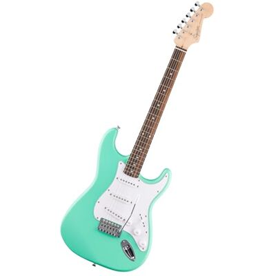 Fender Squier Debut Series Stratocaster Chitarra Elettrica, Chitarra per Principianti, con garanzia di 2 anni, Seafoam Green Fender Squier Debut Series Stratocaster Chitarra Elettrica, Chitarra per Principianti, con garanzia di 2 anni, Seafoam Green
