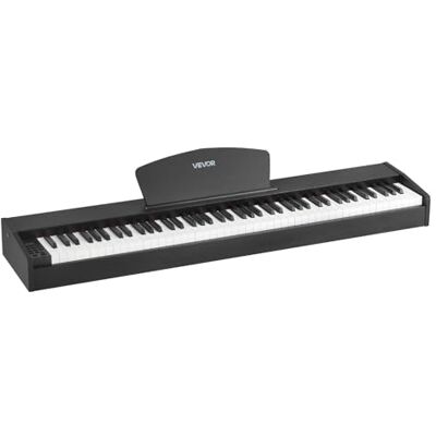 VEVOR Pianoforte Digitale a 88 Tasti, Tastiera Pianoforte con Altoparlanti, Funzione di Registrazione, 238 Toni, Connessione Wireless, per Principianti, Colore Nero, Senza Supporto VEVOR Pianoforte Digitale a 88 Tasti, Tastiera Pianoforte con Altoparlanti, Funzione di Registrazione, 238 Toni, Connessione Wireless, per Principianti, Colore Nero, Senza Supporto