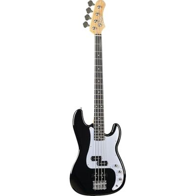 EKO GUITARS VPJ280 Basso Elettrico 4 Corde, Serie "Tribute Starter", Corpo in Pioppo, Manico in Acero e Tastiera 21, 2 Pickup JB e PB, Controlli separati Volume e Tono, Colore Black EKO GUITARS VPJ280 Basso Elettrico 4 Corde, Serie "Tribute Starter", Corpo in Pioppo, Manico in Acero e Tastiera 21, 2 Pickup JB e PB, Controlli separati Volume e Tono, Colore Black