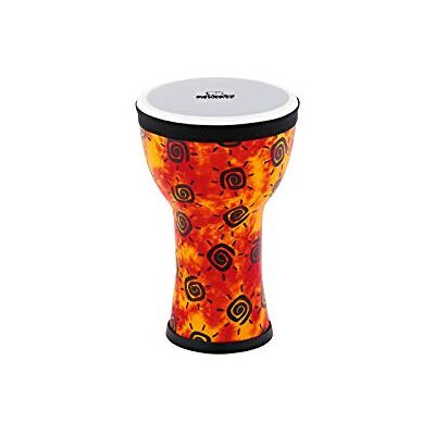 Nino Percussion Djembe, Serie Elements, Misura mini, fantasia sole, Sunshine, -EMDJ-SU Nino Percussion Djembe, Serie Elements, Misura mini, fantasia sole, Sunshine, -EMDJ-SU