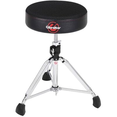 Gibraltar Sgabello per tamburi Serie 9800 Air Tech, 9808ARW (diametro: 35 cm, tessuto a maglia asciutta, Super Lock, asta di regolazione dell'altezza, piedini in gomma 'Super Foot') Gibraltar Sgabello per tamburi Serie 9800 Air Tech, 9808ARW (diametro: 35 cm, tessuto a maglia asciutta, Super Lock, asta di regolazione dell'altezza, piedini in gomma 'Super Foot')