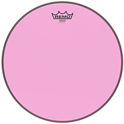 Remo peau de batterie Colortone Emperor Clear Pink – 15" – BE-0315-CT-PK Remo peau de batterie Colortone Emperor Clear Pink – 15" – BE-0315-CT-PK