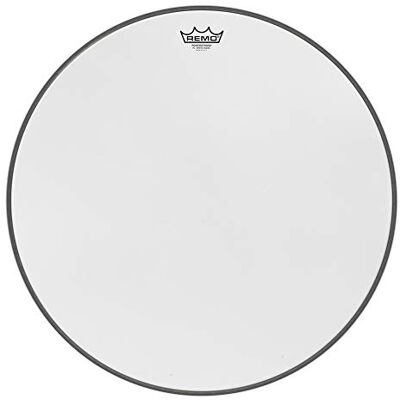 Remo Pelle per batteria Powerstroke 3 White Suede Cassa – 24" – Remo Pelle per batteria Powerstroke 3 White Suede Cassa – 24" –
