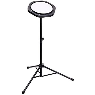 XDrum RT-008/PPS-1 Set Practice Pad: Practice Pad 8" + Statív + Borse Practice Pad con pelle bianca, Dimensione: 8", Ø con cornice ca. 26, 5 cm, Ø superficie di battuta ca. 20 cm, Peso: ca. 745 g XDrum RT-008/PPS-1 Set Practice Pad: Practice Pad 8" + Statív + Borse Practice Pad con pelle bianca, Dimensione: 8", Ø con cornice ca. 26, 5 cm, Ø superficie di battuta ca. 20 cm, Peso: ca. 745 g