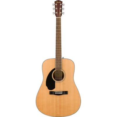 Fender CD-60S Chitarra Acustica Mancino, Abete Massello, Natural Fender CD-60S Chitarra Acustica Mancino, Abete Massello, Natural