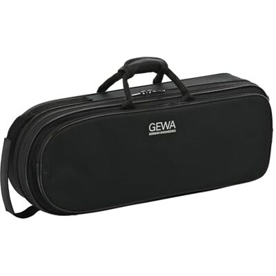 GEWA custodia per tromba Symphony per 1 tromba (Perinet o cilindro), tessuto in nylon, nucleo in fibra di vetro, incl. cinghie per zaino, interno regolabile individualmente GEWA custodia per tromba Symphony per 1 tromba (Perinet o cilindro), tessuto in nylon, nucleo in fibra di vetro, incl. cinghie per zaino, interno regolabile individualmente