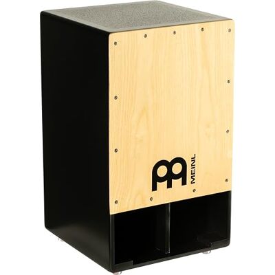Meinl Percussion Subwoofer Cajon Instrument Drum Box Grande con 2 Sound Port Proiettanti in Avanti Superficie di Suono in Frassino Bianco () Meinl Percussion Subwoofer Cajon Instrument Drum Box Grande con 2 Sound Port Proiettanti in Avanti Superficie di Suono in Frassino Bianco ()