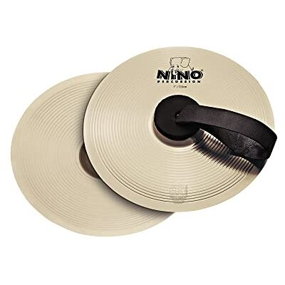 Nino Percussion Piatti, diametro 7" (17,8 cm), in lega metallica FX9 Nino Percussion Piatti, diametro 7" (17,8 cm), in lega metallica FX9